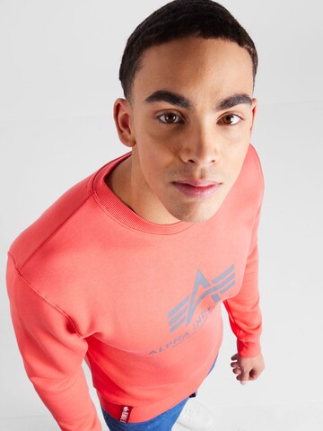 ALPHA INDUSTRIES Sweatshirt in Red