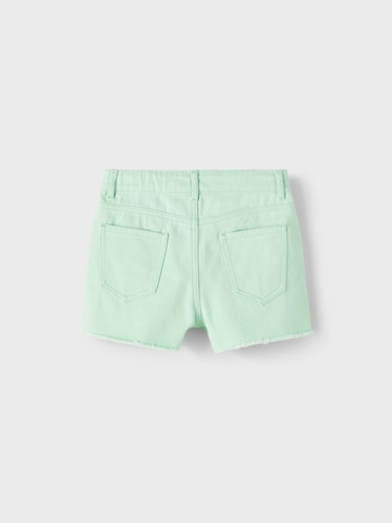 NAME IT Regular Jeans 'Randi' in Groen