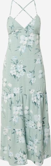 HOLLISTER Kleid in hellblau / smaragd / pastellgrün / weiß, Produktansicht