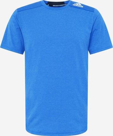 ADIDAS SPORTSWEAR Functioneel shirt 'Designed for Training' in Blauw: voorkant