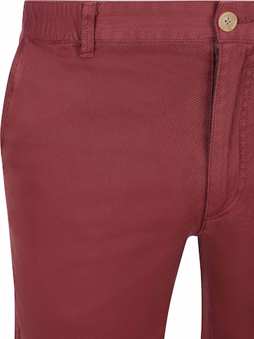 Suitable Slim fit Pants 'Ferdinand' in Red