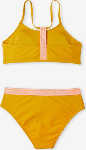 O'NEILL Bustier Bikini 'Sportclub' - sárga