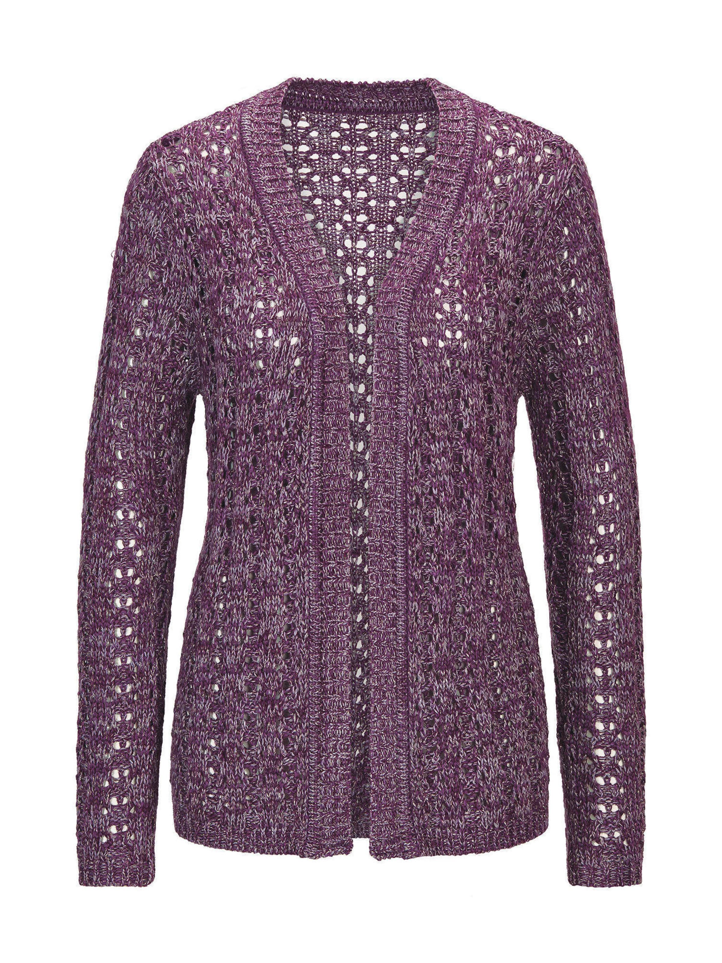 Cardigan Goldner en violet : devant