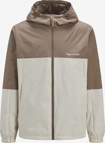 Veste mi-saison JACK & JONES en marron : devant