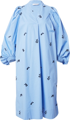 Robe 'Nalo' Masai en bleu : devant