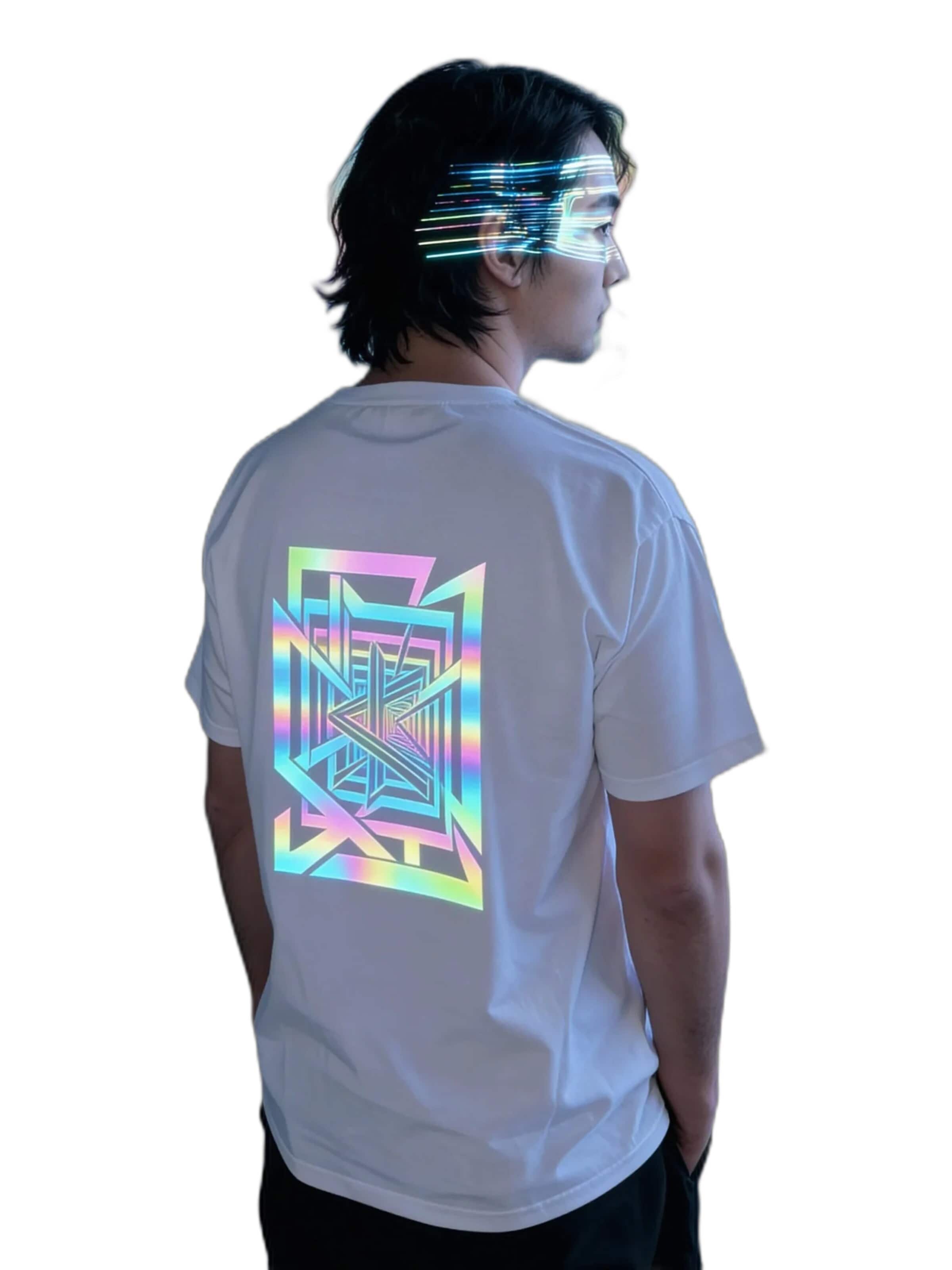 Kanten Shirt 'T-Shirt Optical Tunnel' in White: front