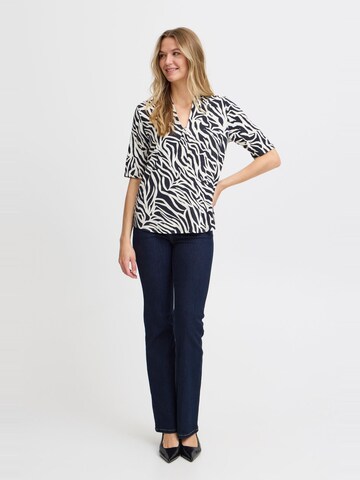 Fransa Bluse ' FLORA' in Schwarz