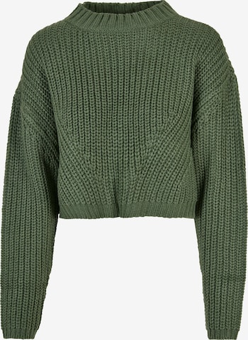 Urban Classics Свитер в Зеленый: спереди