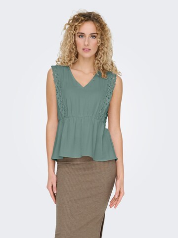 JDY Blouse 'DIVYA' in Groen: voorkant