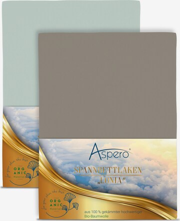 Aspero Bed Sheet in Grey: front