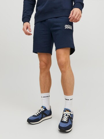 Regular Pantalon 'Bex' JACK & JONES en bleu : devant