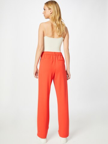 ONLY Slim fit Pleat-front trousers 'Poptrash' in Red