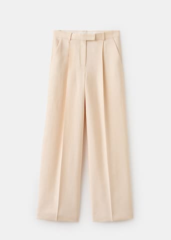 MANGO Regular Pants 'Veronica' in Beige