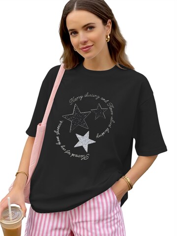 T-shirt GORHEY en noir : devant