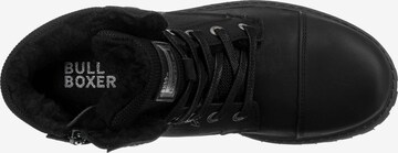 BULLBOXER حذاء برقبة عالية بلون أسود