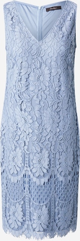 Vera Mont - Vestido em azul: frente