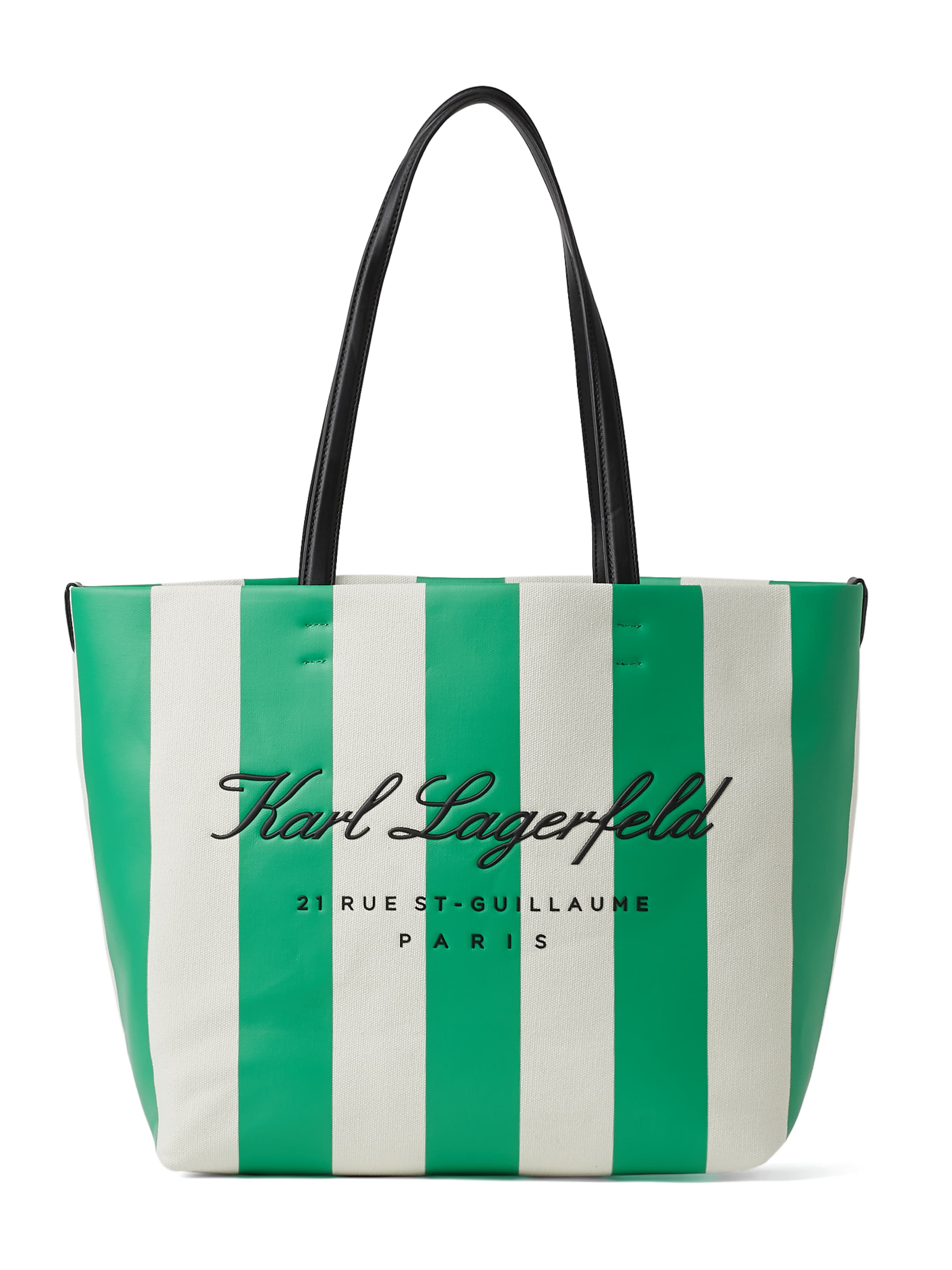 Karl Lagerfeld - Shopper en verde: frente