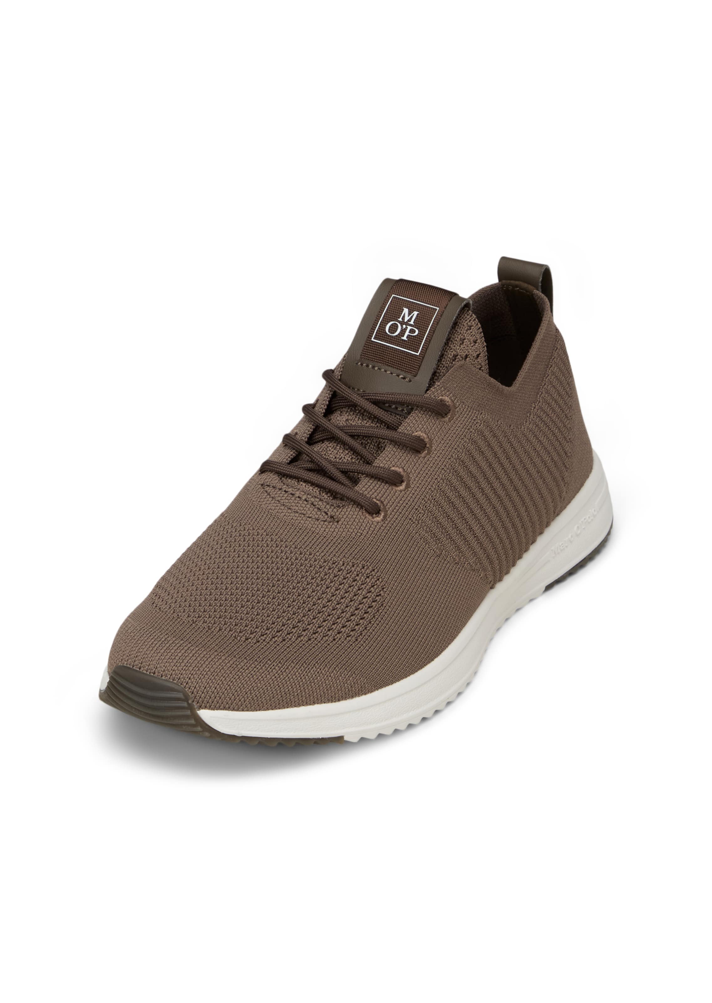 Marc O'Polo Sneakers laag 'Jasper' in Bruin: voorkant