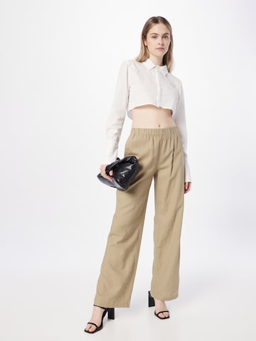 modström Wide leg Broek 'Tulsi' in Beige