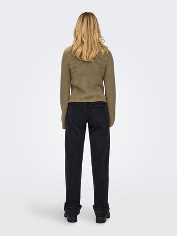 JDY Sweater 'JDYJusty Tine' in Brown