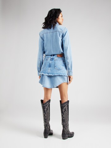 DIESEL - Vestidos camiseiros 'DESY' em azul