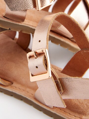 Next Sandals in Gold