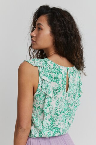 ICHI Blouse 'MARRAKECH' in Groen