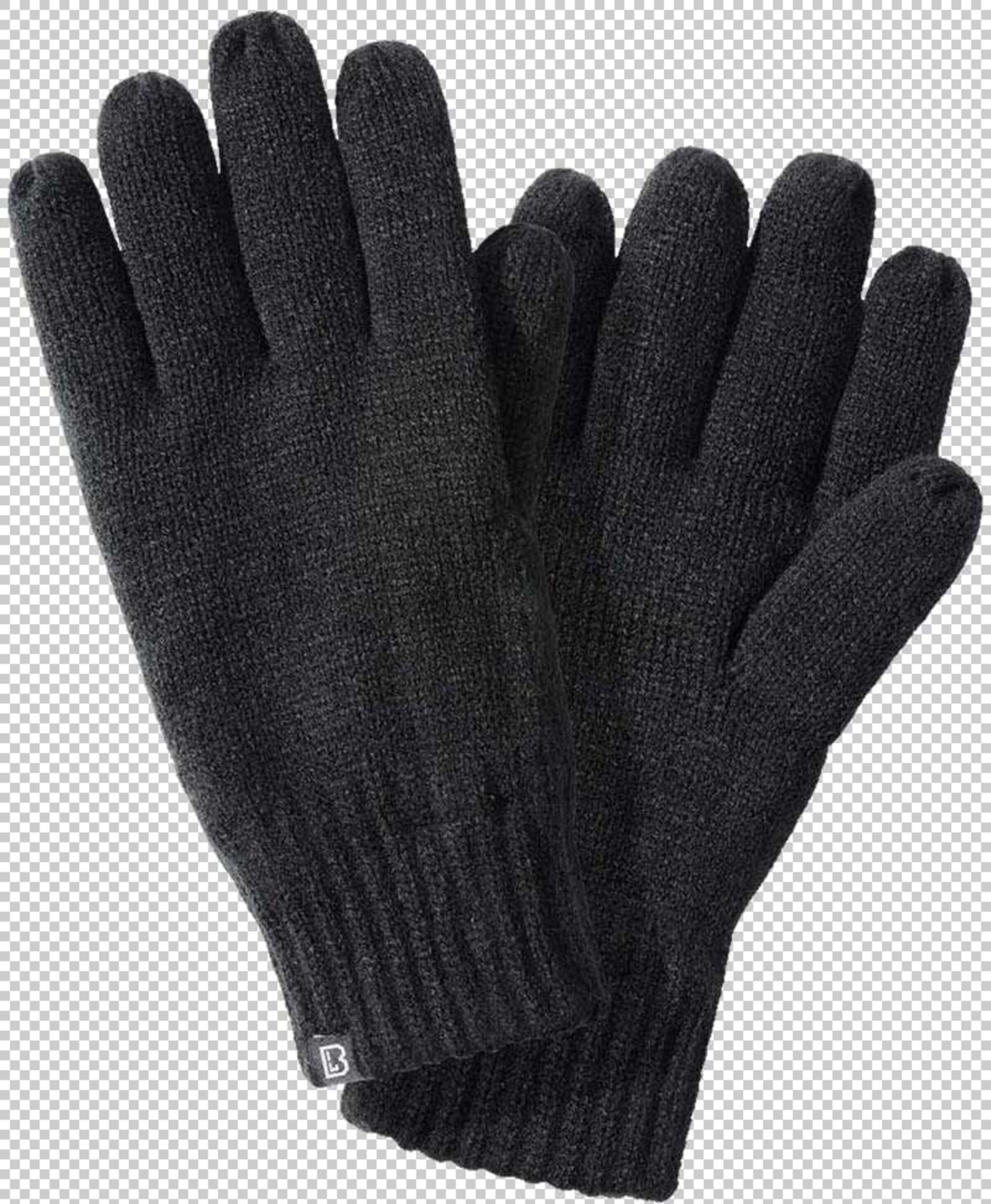 Brandit - Guantes con dedos en negro