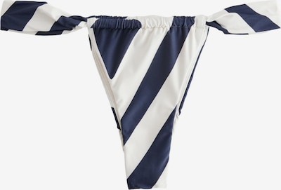 Slip costum de baie Next pe bleumarin / alb, Vizualizare produs