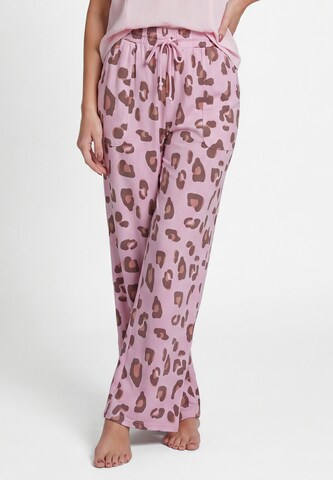 faina - Pantalón de pijama en rosa: frente