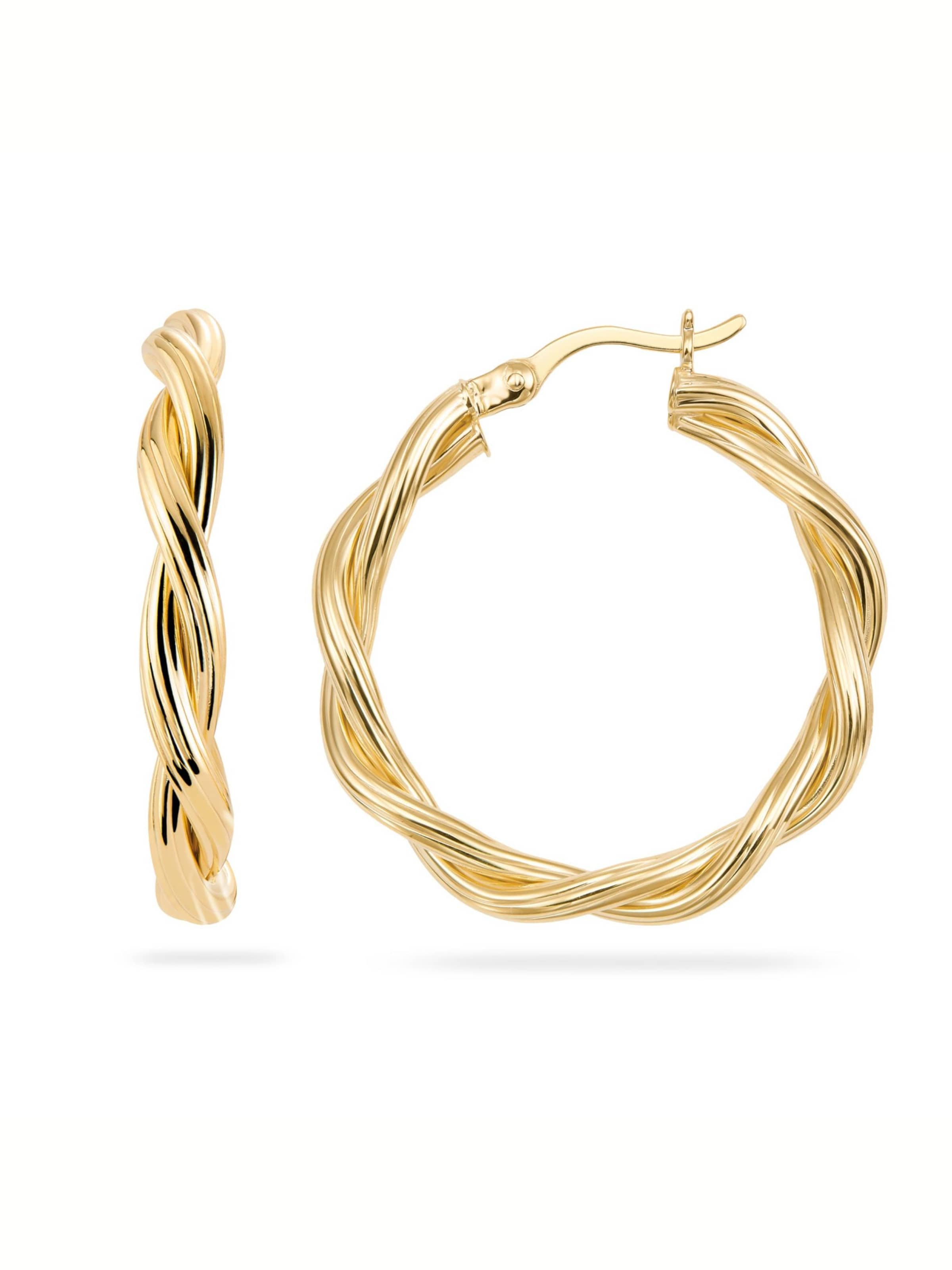 Kamiko Oorbellen 'VISEU' in Goud: voorkant