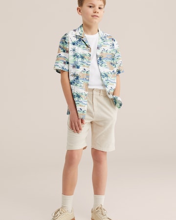 Coupe regular Chemise WE Fashion en blanc