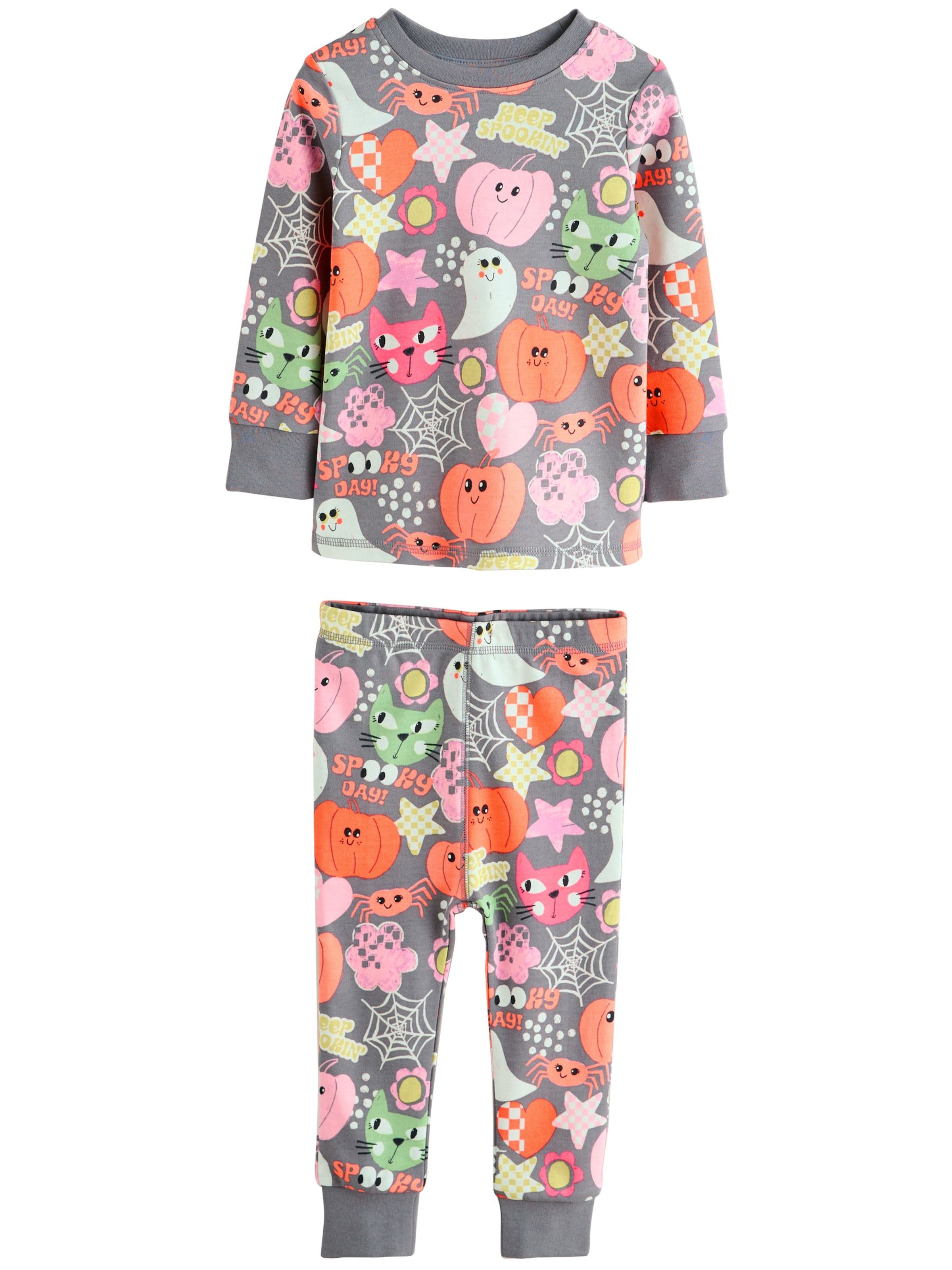 Next Pyžamo 'Halloween' – šedá: přední strana