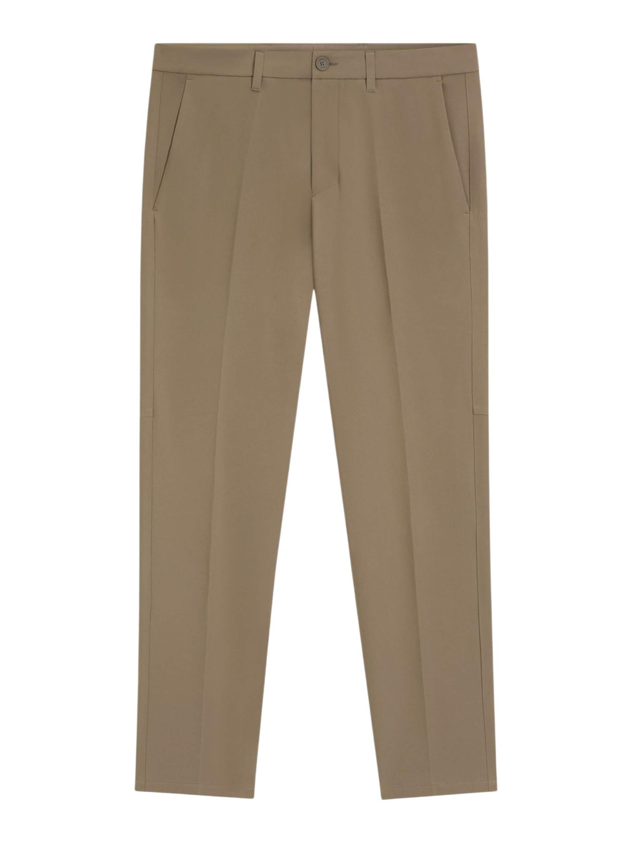 BOSS Pantalon in Beige: voorkant