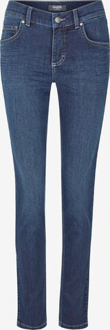 Angels Regular Jeans Skinny aus Sweat Denim in Blau: predná strana