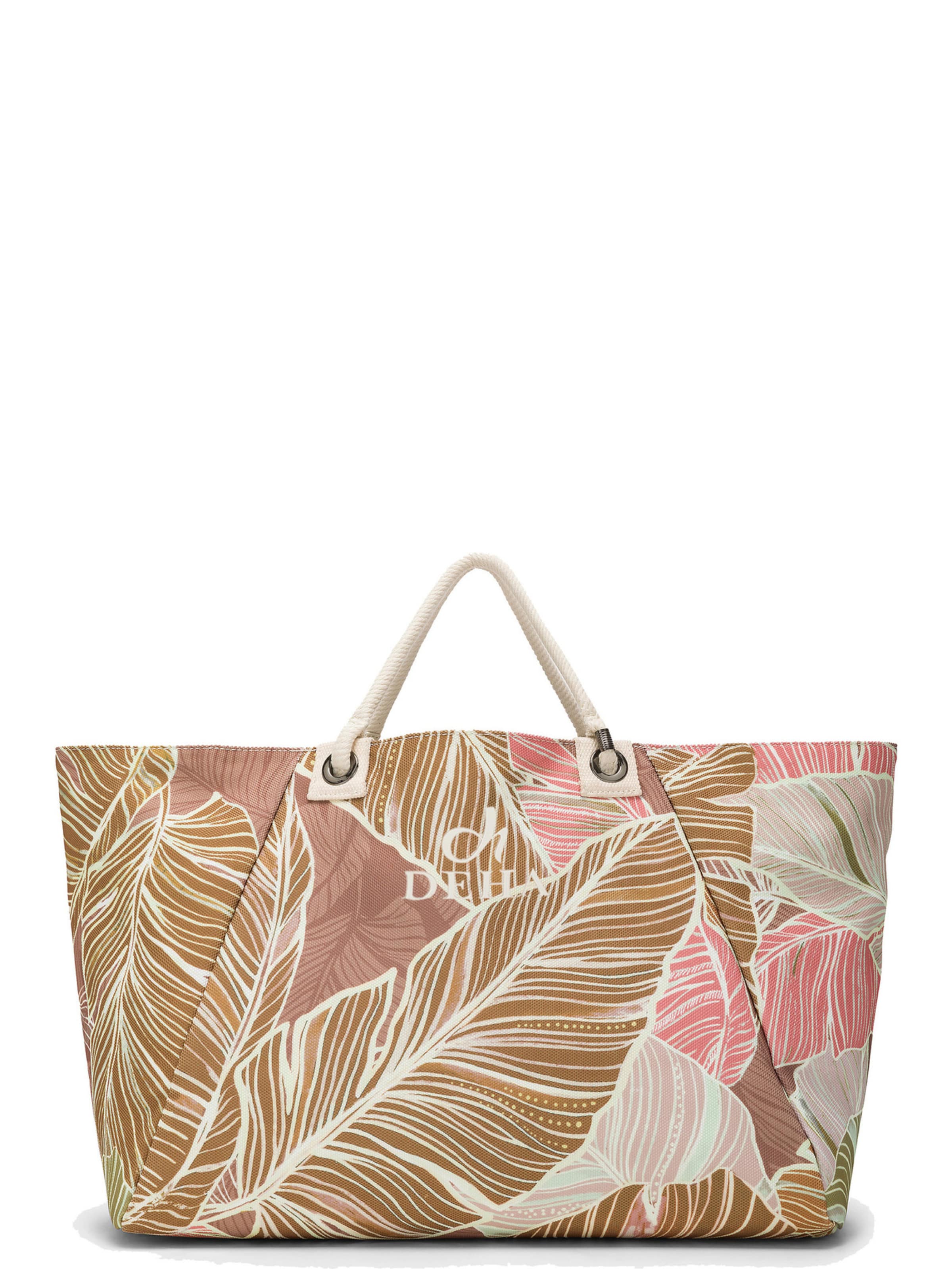 DEHA Shopper 'Allover' in Braun