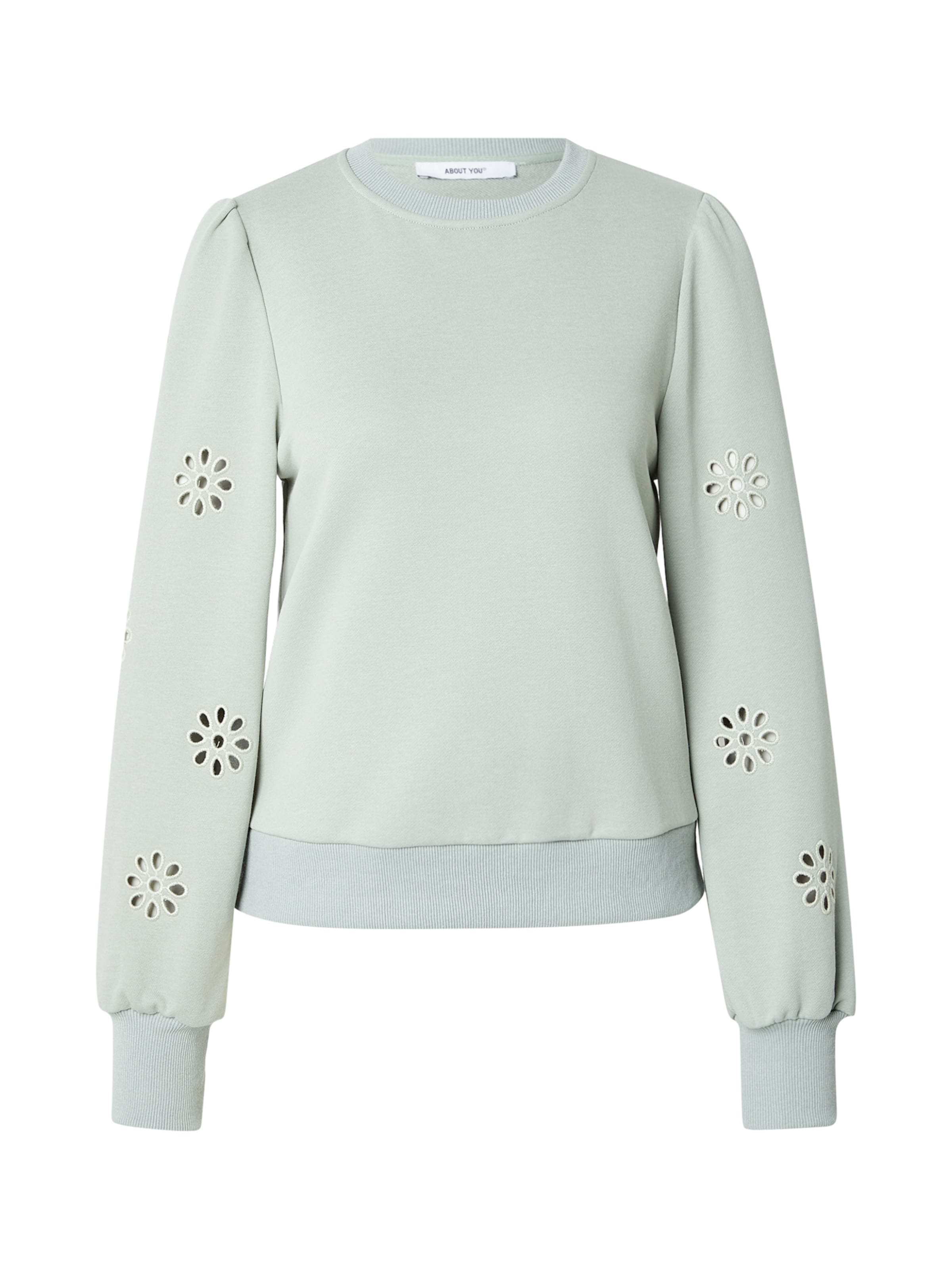 zaļš ABOUT YOU Sportisks džemperis 'Svea': no priekšpuses
