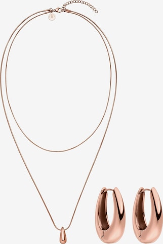 Parure de bijoux 'Dewdrop' PURELEI en or : devant