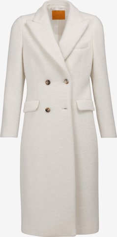 Manteau d’hiver 'White Alpaca Double-Breasted Coat' Vulto en blanc : devant