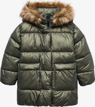 MANGO KIDS Winter Jacket 'kenya' in Green: front