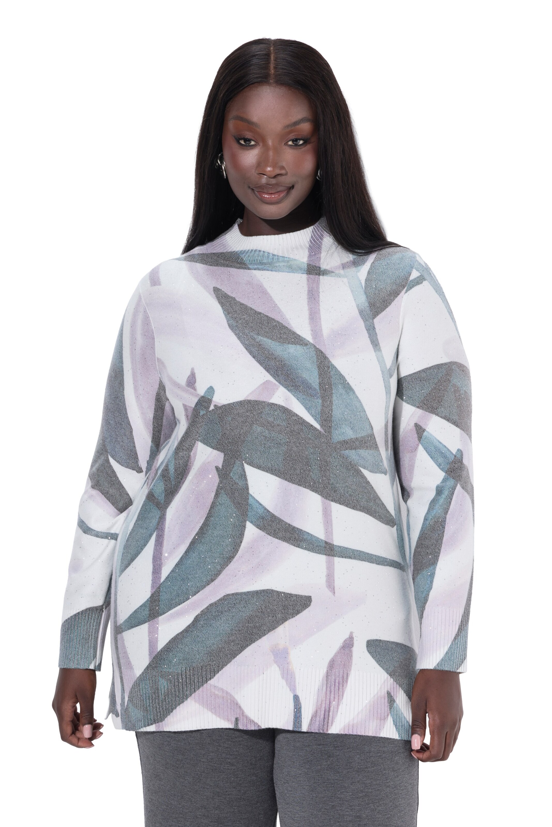 Ulla Popken Sweater in White: front