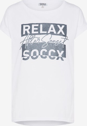 Soccx Shirt in Weiß: predná strana