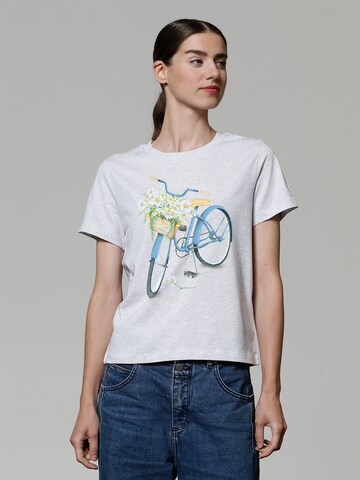 Watapparel Shirt 'Blaues Damenrad' in Gemengde kleuren: voorkant