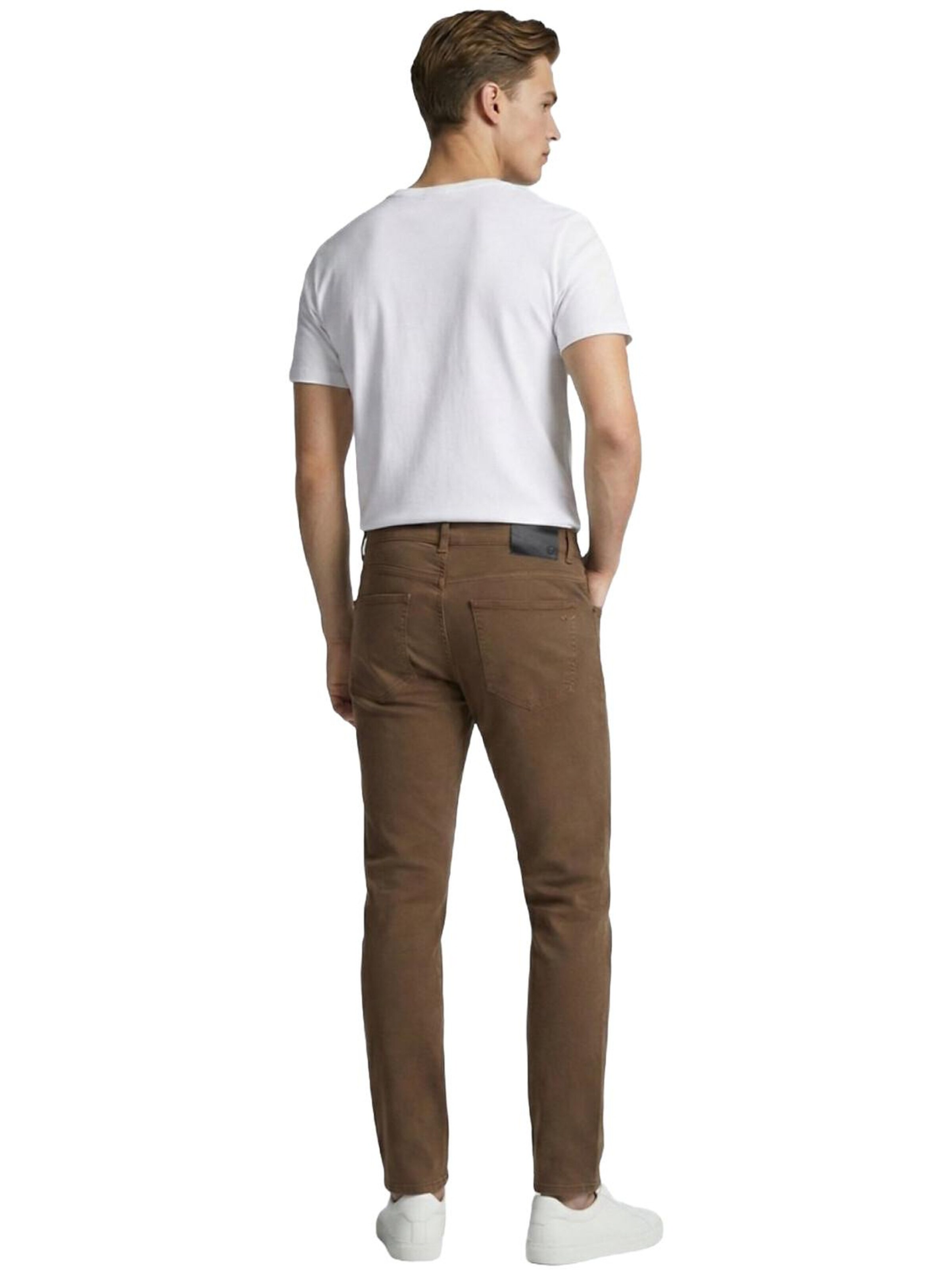 LTB Jeans Tapered Jeans 'LTB Jeans Renar Skinny Leg Mid Waist Jeanshose' in Brown