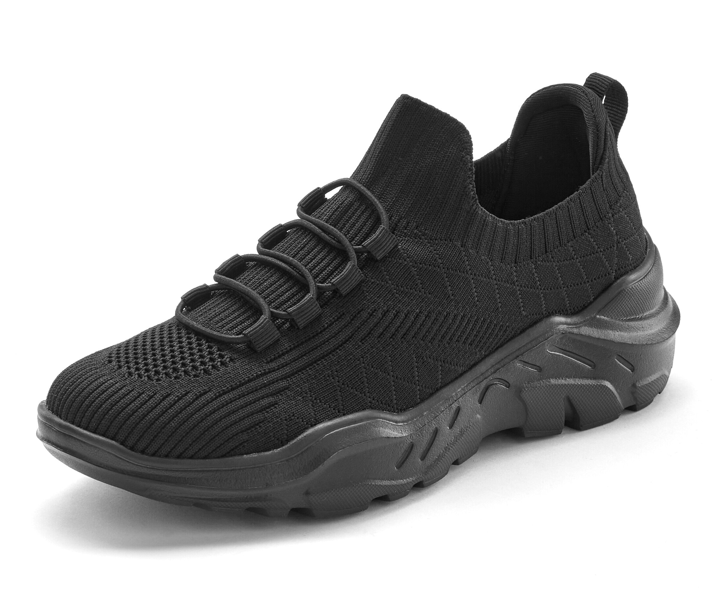 LASCANA ACTIVE Athletic Shoes in Black: front