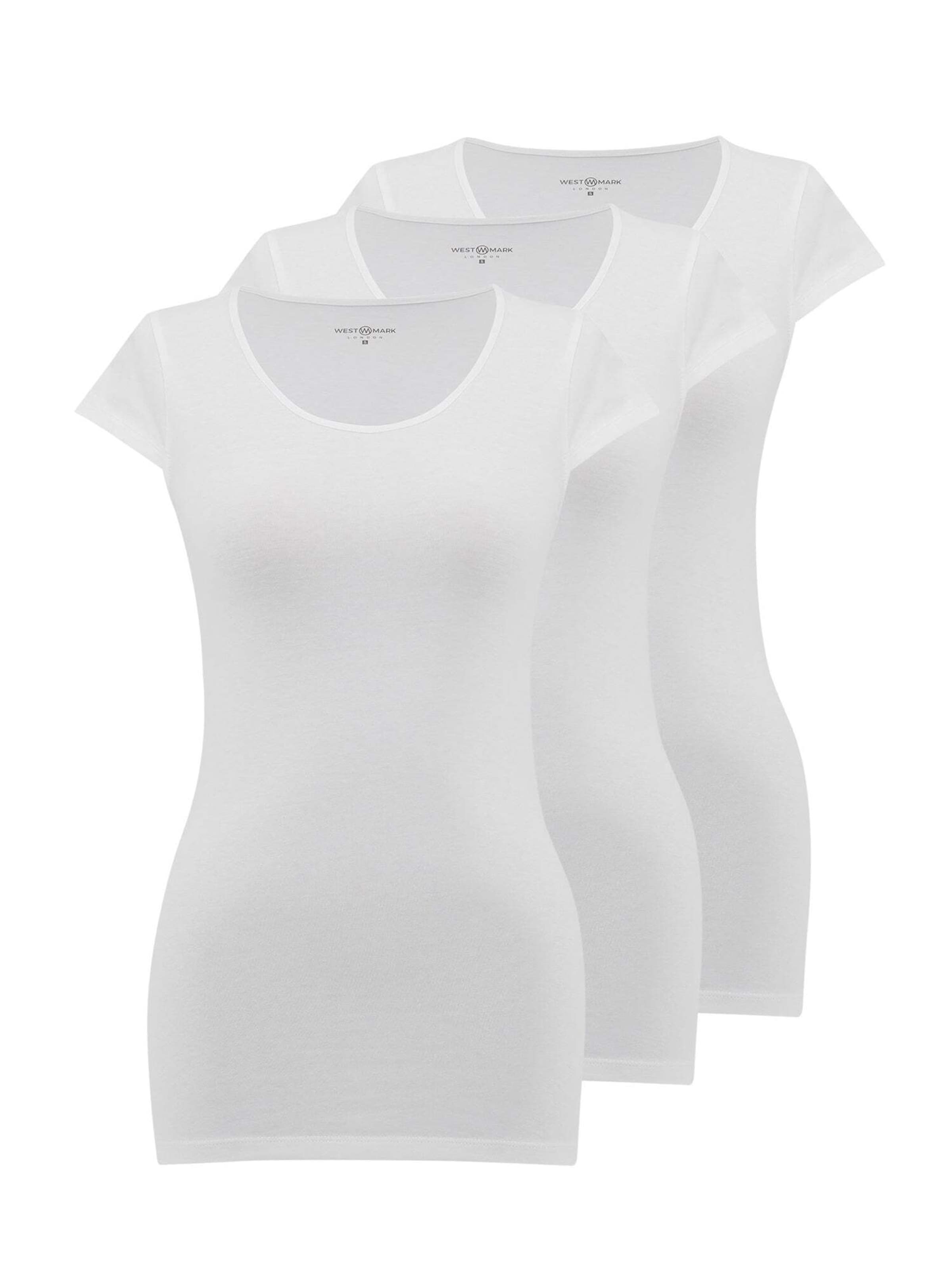 Maglietta intima 'OLIVIA' di WESTMARK LONDON in bianco: frontale