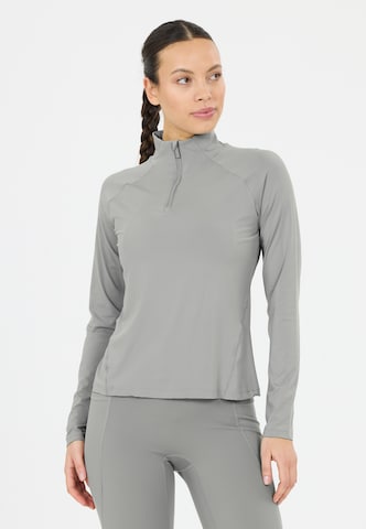 Athlecia Sports sweater 'Grina V2' in Grey: front