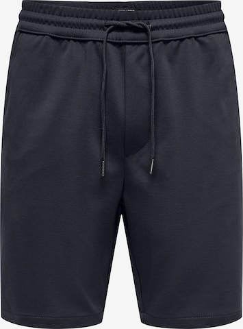 Only & Sons Regular Pants 'Linus' in Blue: front