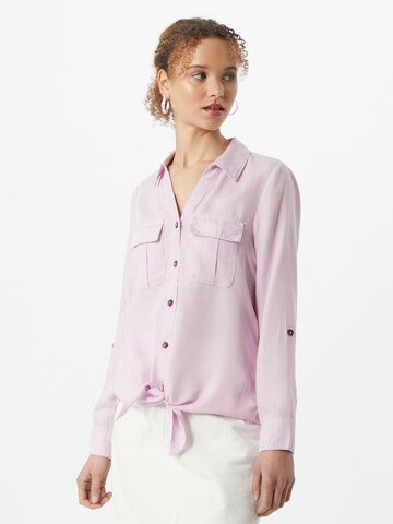 Camicia da donna 'Karla' di ONLY in lilla: frontale