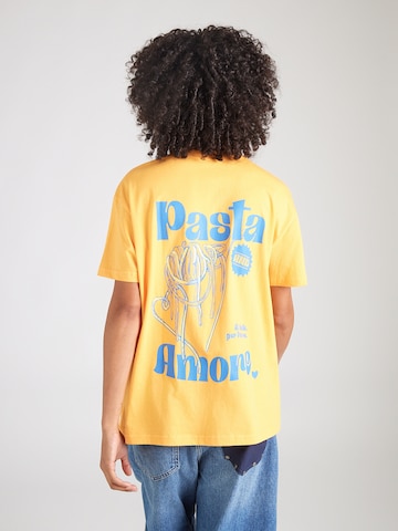 T-shirt Sublevel en jaune : devant